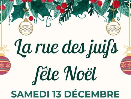 La rue des juifs fête Noël