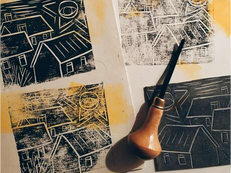 Atelier de linogravure