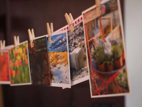 Atelier créatif numérique : création de cartes postales
