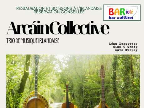 Soirée irlandaise : Arcáin Collective - trio de musique irlandaise