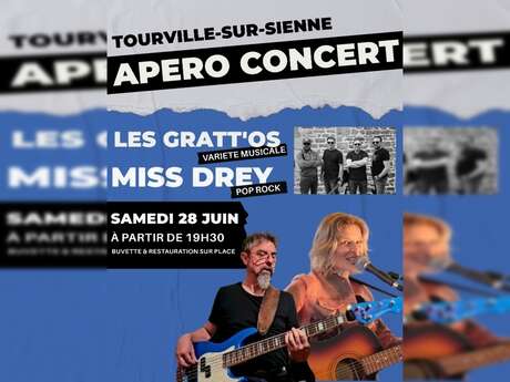 Apéro-concert : Les Gratt'os et Miss Drey