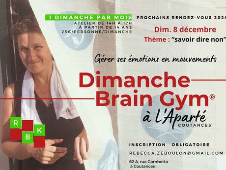 Atelier Brain Gym sur le thème "savoir dire non"