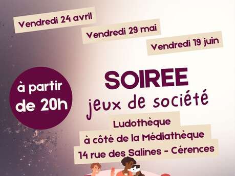 Soirée jeux de société