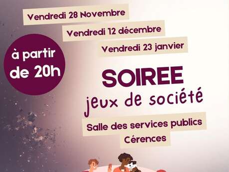 Soirée jeux de société