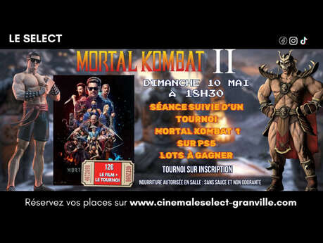 Séance cinéma - Mortal kombat II et tournoi sur ps5