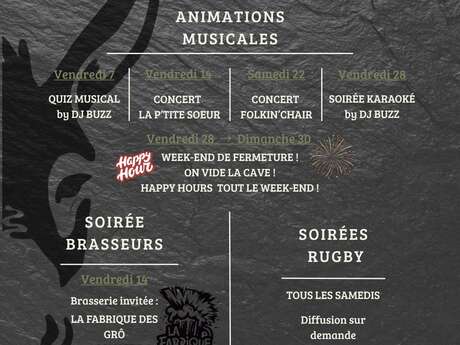 Week-end de fermeture !