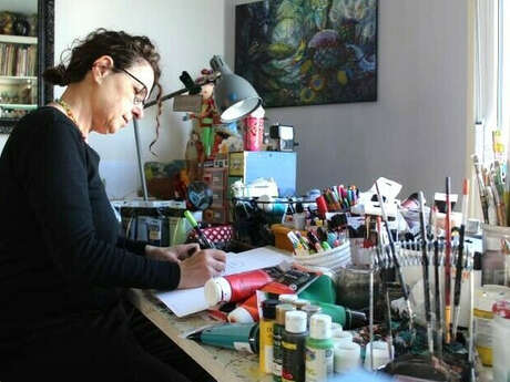 Atelier avec Hélène Gueffier