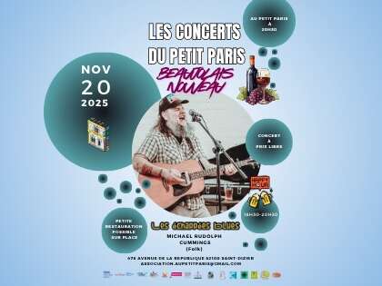 CONCERT : Michael Rudolph Cummings  et soirée Beaujolais