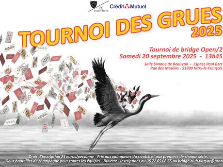 Bridge : Tournoi des grues 2025