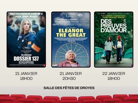 Cinéma itinérant : à l'affiche "Dossier 137" & "Eleanor The Great"