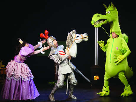 Spectacle jeune public : Georges le dragon, la princesse et le chevalier intrépide