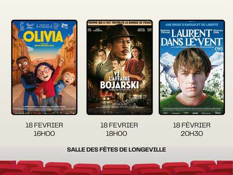 Cinéma itinérant : à l'affiche "Olivia" & "L"affaire Bojarski" & "Laurent dans le vent"