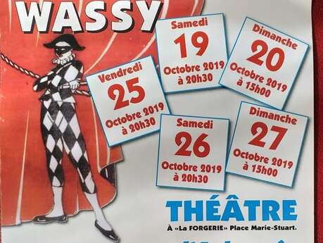 Soirée théâtre avec la troupe Le Manteau d'Arlequin Wasseyen