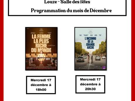 Cinéma itinérant : à l'affiche "La Femme la plus riche du Monde" & "L'Inconnu De La Grande Arche"