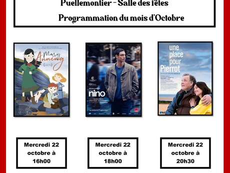 Cinéma itinérant : à l'affiche "Mary Anning" & "Nino" & "Une place pour Pierrot"