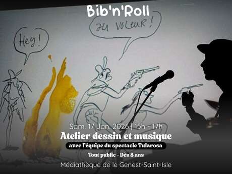 Atelier dessin et musique : Bib'n Roll
