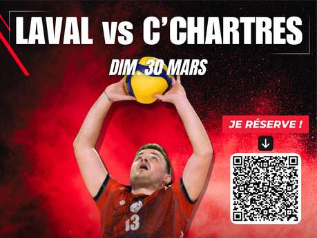 Laval vs C'Chartres - Match de Volley Ball