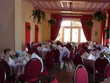 Les jardins du château d'Hauterives - Salle de réception