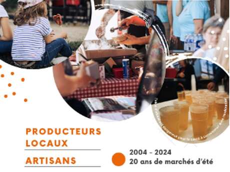 Marché estival à Villiers-Charlemagne