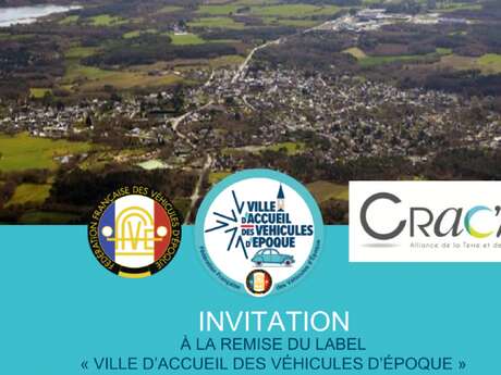 Cérémonie de remise du label "Ville d’Accueil des Véhicules d’Époque"