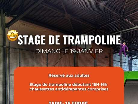 Stage de trampoline