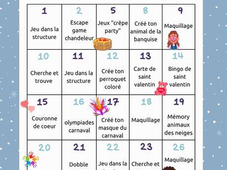 Activités de février chez Alrekids