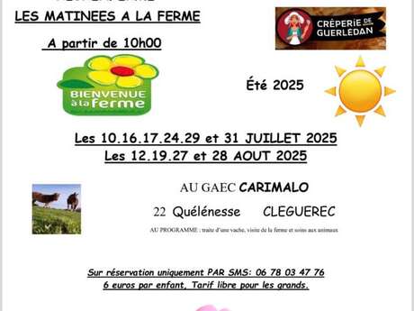 Les matinées à la ferme