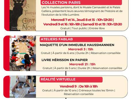 Micro-Folie : agenda de Janvier