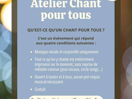 Atelier Chant pour tous