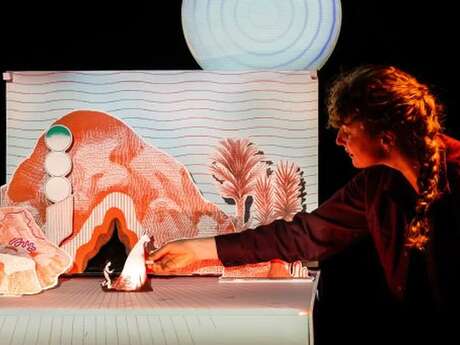 L'amie - spectacle visuel et musical- marionnette- pop-up-ombre- video