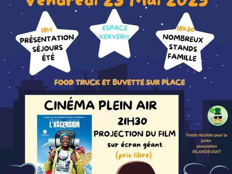 Fete en famille : cinéma en plein air