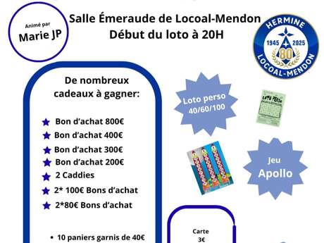 Loto du Club de foot l'Hermine