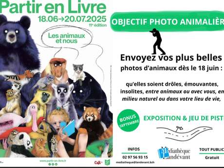 Partir en livre : Objectif photo animalière