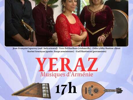 Concert : Yeraz, musiques d'Arménie