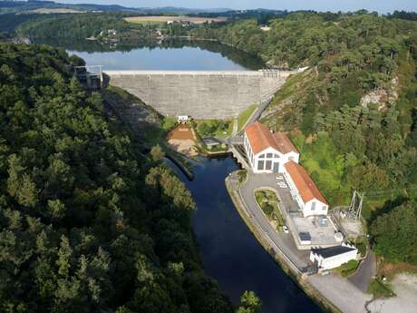 Le barrage hydroélectrique de Guerlédan