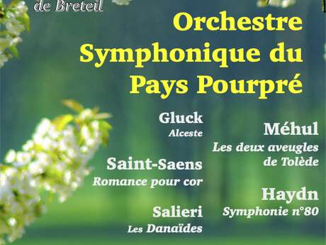 Cocnert Orchestre symphonique du Pays Pourpé - Breteil