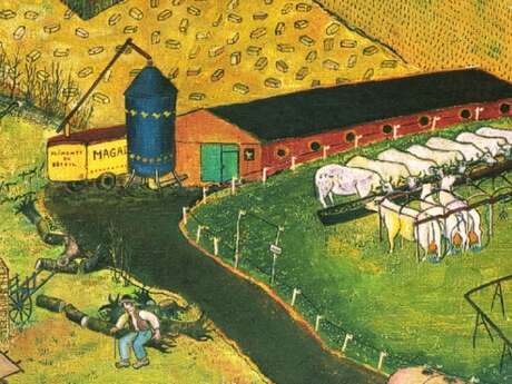 Exposition autour des tableaux de Lucien Pouëdras