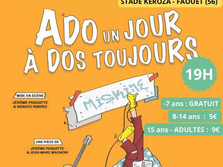 Théâtre « Ado un Jour,  À dos Toujours »