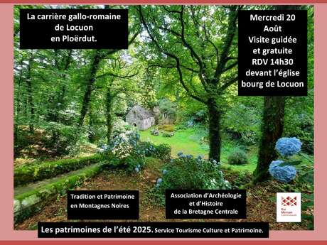 Les patrimoines de l'été : la carrière Gallo-Romaine de Locuon