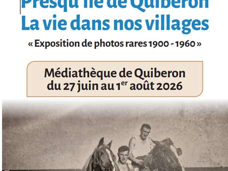 Exposition  " La vie dans nos villages " à la Médiathèque - Exposition par l'association Ker 1856
