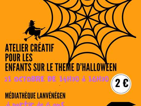 Atelier créatif d'halloween pour enfants