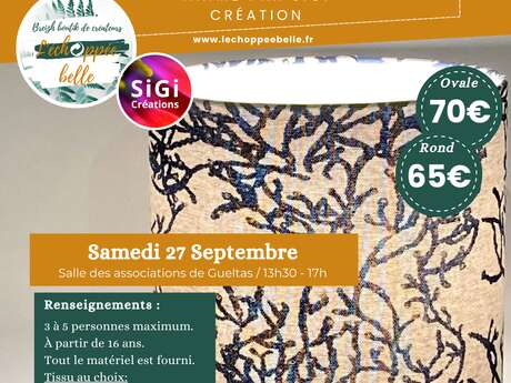 Atelier : Abat-jour rond ou ovale