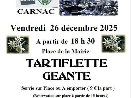Tartiflette Géante