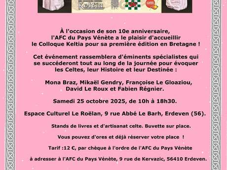 Conférence : Les Celtes, histoire et destinée