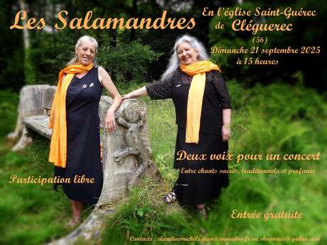 Les Salamandres : deux voix pour un concert