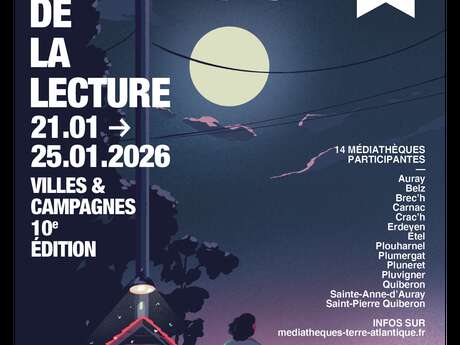Nuits de la lecture 2026 : 5 jours d’animations nocturnes