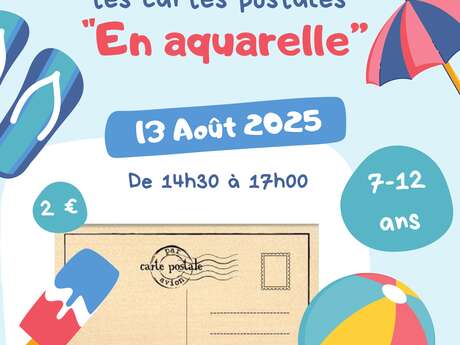 Bricolage : créer tes cartes postales pour cet été