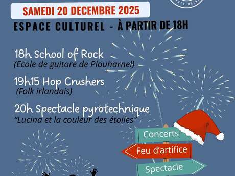 Apéro Concert de Noël et Feu d'Artifice