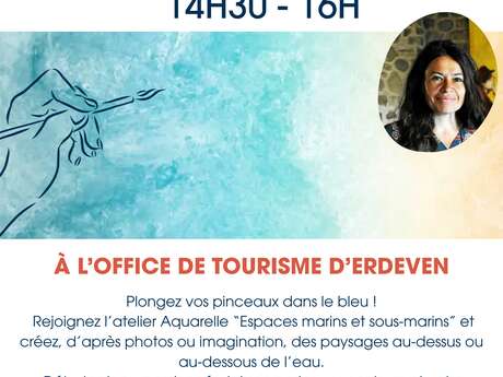 Atelier aquarelle : « Espaces marins et sous-marins »