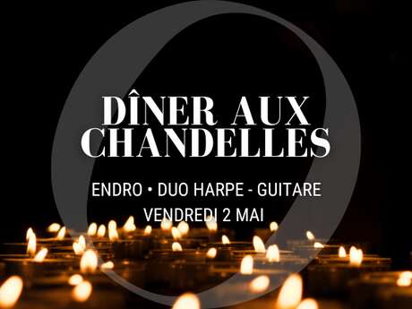 Dîner aux chandelle • Endro duo Harpe-Guitare